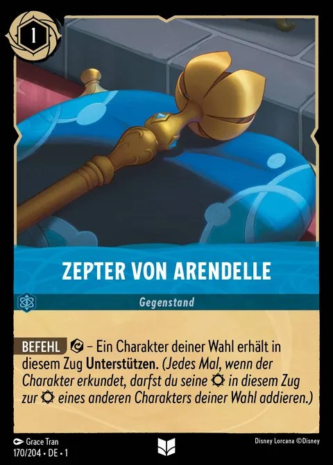 Zepter von Arendelle #170 Das erste Kapitel Disney Lorcana-Karte (Near Mint)