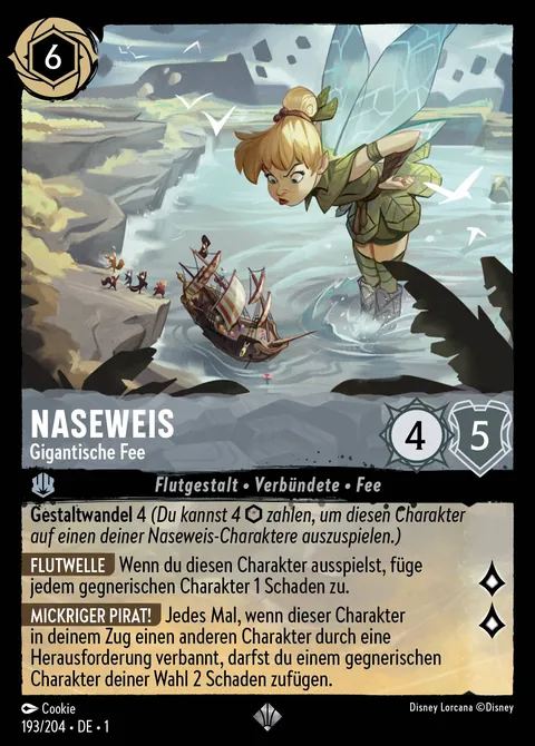 Naseweis - Gigantische Fee #193 Das erste Kapitel Disney Lorcana-Karte (Near Mint)
