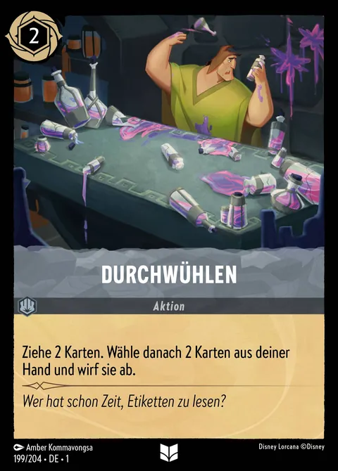 Durchwühlen #199 Das erste Kapitel Disney Lorcana-Karte (Near Mint)