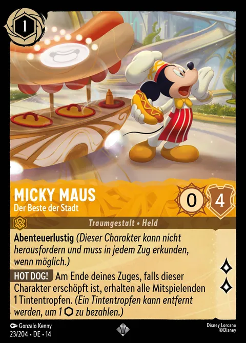 Micky Maus - Der Beste der Stadt #023 Die Stadt Hyperia Disney Lorcana-Karte (Near Mint)