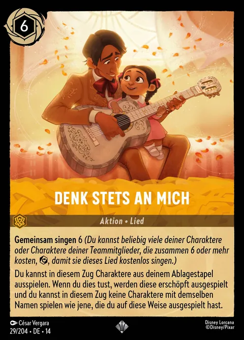 Denk stets an mich #029 Die Stadt Hyperia Disney Lorcana-Karte (Near Mint)