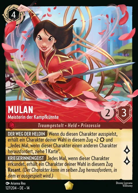 Mulan - Meisterin der Kampfkünste #127 Die Stadt Hyperia Disney Lorcana-Karte (Near Mint)