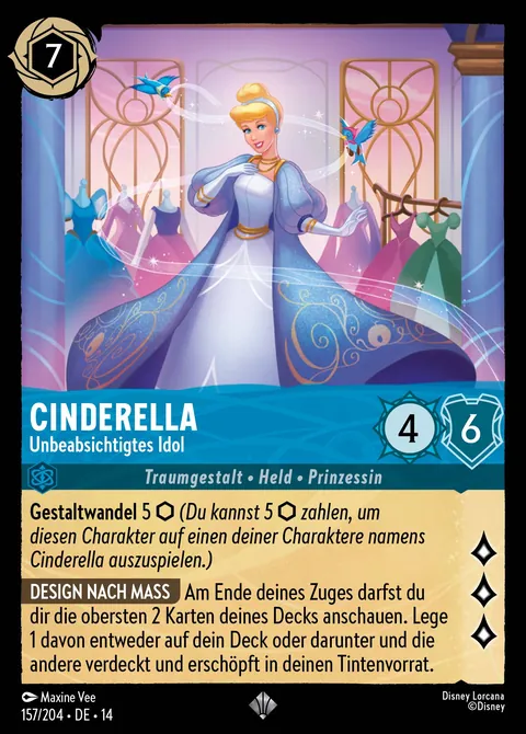 Cinderella - Unbeabsichtigtes Idol #157 Die Stadt Hyperia Disney Lorcana-Karte (Near Mint)