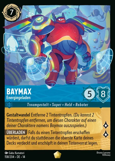 Baymax - Energiegeladen #158 Die Stadt Hyperia Disney Lorcana-Karte (Near Mint)
