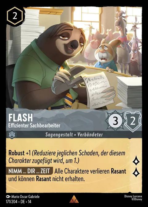 Flash - Effizienter Sachbearbeiter #171 Die Stadt Hyperia Disney Lorcana-Karte (Near Mint)