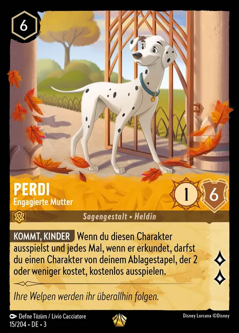 Perdi - Engagierte Mutter #015 Die Tintenlande Disney Lorcana-Karte (Near Mint)