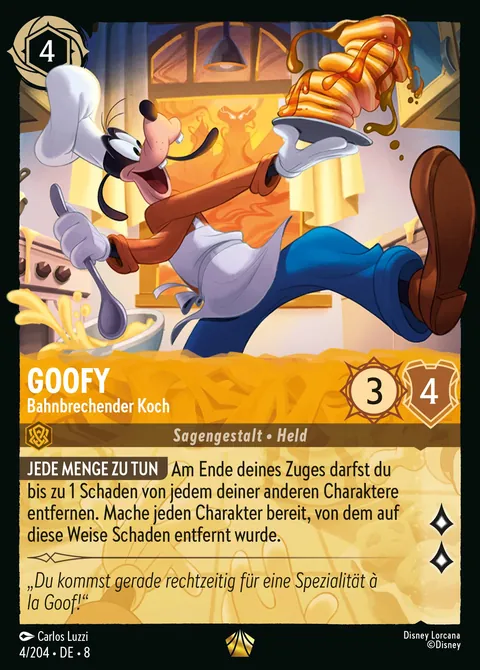 Goofy - Bahnbrechender Koch #004 Domäne von Dschafar Disney Lorcana-Karte (Near Mint)