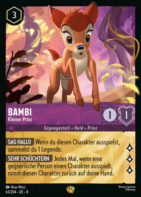 Bambi - Kleiner Prinz #063 Domäne von Dschafar Disney Lorcana-Karte (Near Mint)