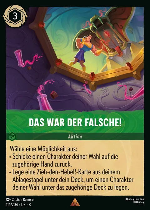 Das war der Falsche! #116 Domäne von Dschafar Disney Lorcana-Karte (Near Mint)