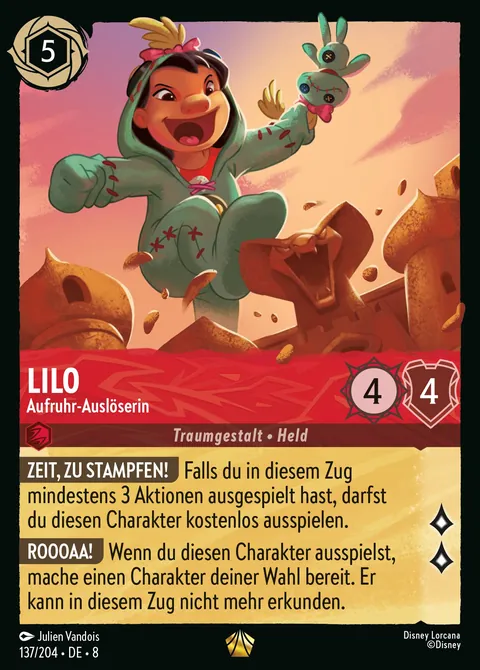 Lilo - Aufruhr-Auslöserin #137 Domäne von Dschafar Disney Lorcana-Karte (Near Mint)