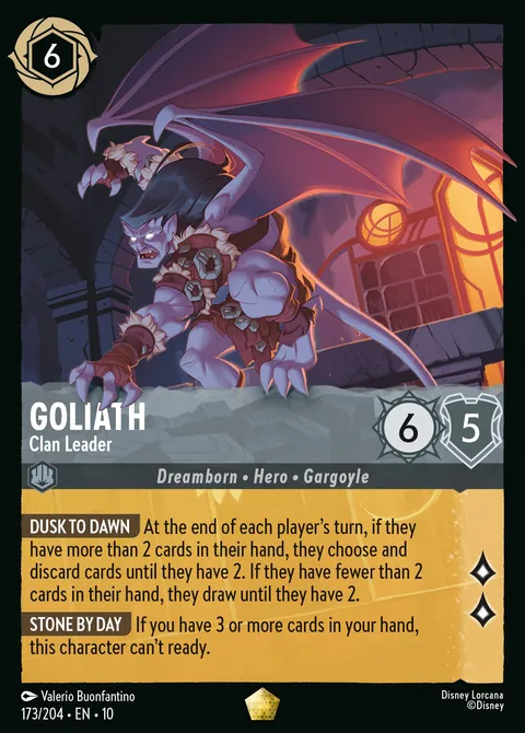 Goliath - Clan Leader #173 Whispers in the Well Disney Lorcana card (Near Mint)