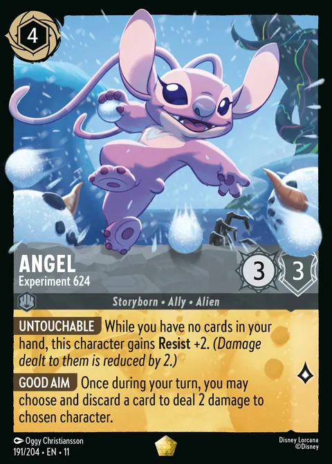 Angel - Experiment 624 #191 Winterspell Disney Lorcana card (Near Mint)