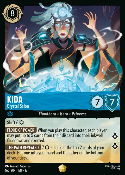 Kida - Crystal Scion #160 Wilds Unknown Disney Lorcana card (Near Mint)