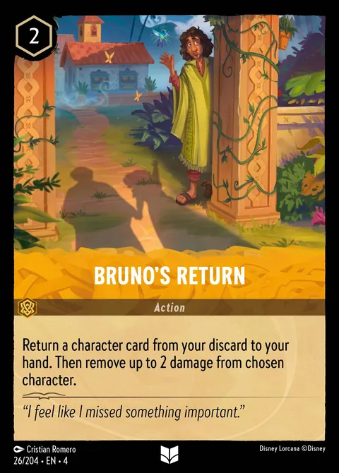 Bruno's Return #026 Ursula's Return Disney Lorcana card (Near Mint)