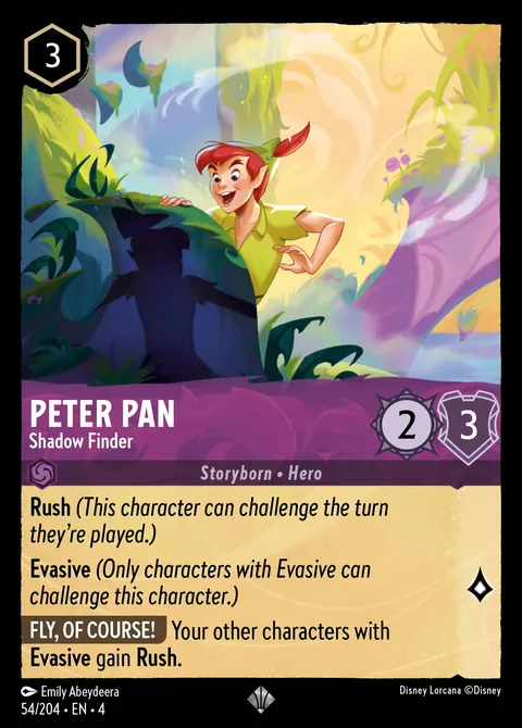 Peter Pan - Shadow Finder #054 Ursula's Return Disney Lorcana card (Near Mint)