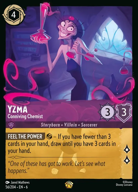 Yzma - Conniving Chemist #056 Azurite Sea Disney Lorcana card (Near Mint)