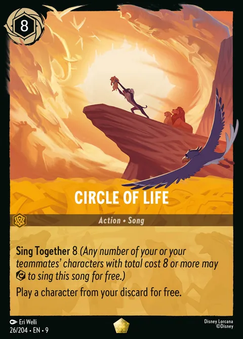 Circle of Life #026 Fabled Disney Lorcana card (Near Mint)
