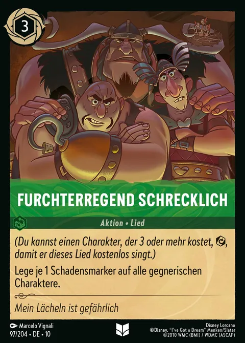Furchterregend schrecklich #097 Geflüster aus der Tiefe Disney Lorcana-Karte (Near Mint)