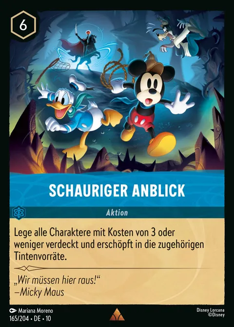 Schauriger Anblick #165 Geflüster aus der Tiefe Disney Lorcana-Karte (Near Mint)