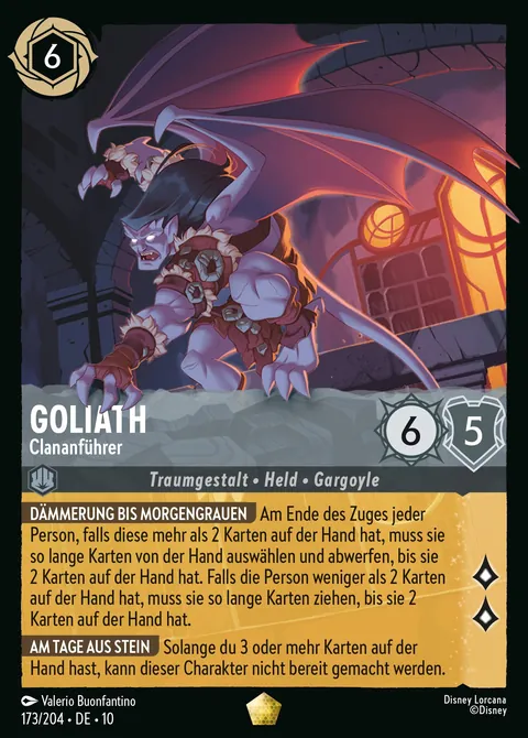 Goliath - Clananführer #173 Geflüster aus der Tiefe Disney Lorcana-Karte (Near Mint)