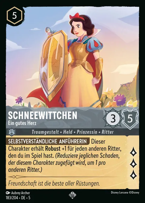 Schneewittchen - Ein gutes Herz #183 Himmelsleuchten Disney Lorcana-Karte (Near Mint)