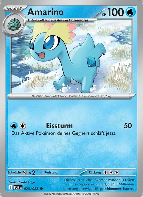 Amarino 023/088 Optimale Ordnung (POR) Pokémon-Karte (Near Mint)