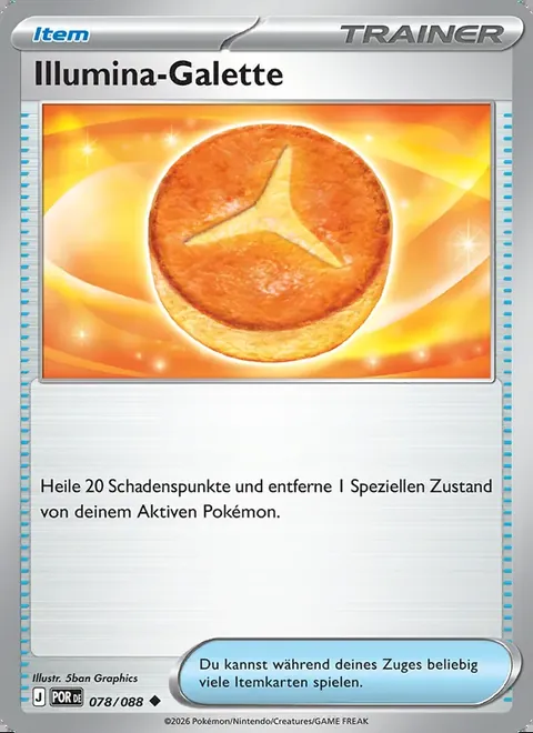 Illumina-Galette 078/088 Optimale Ordnung (POR) Pokémon-Karte (Near Mint)