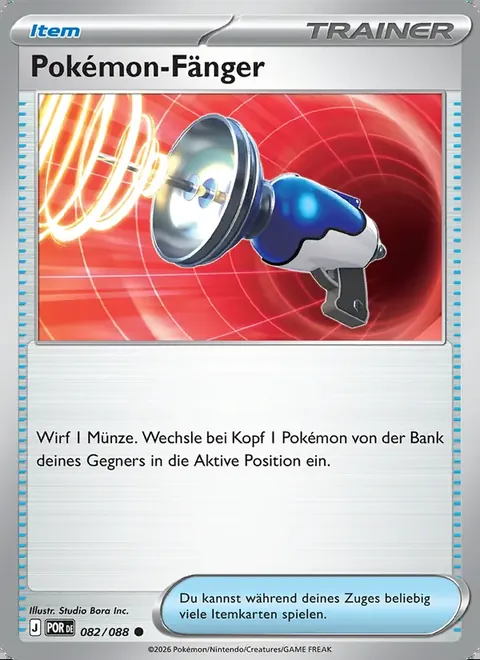 Pokémon-Fänger 082/088 Optimale Ordnung (POR) Pokémon-Karte (Near Mint)
