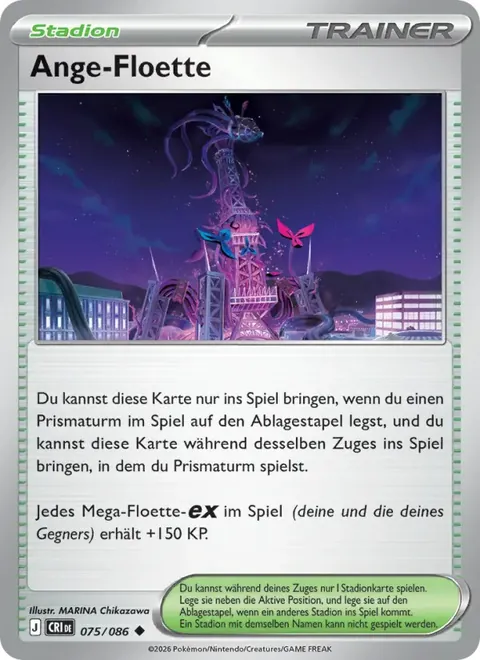 Ange-Floette 075/086 Wachsendes Chaos (CRI) Pokémon-Karte (Near Mint)