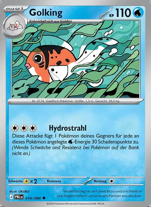Golking 014/084 Dunkelnacht (PBL) Pokémon-Karte (Near Mint)