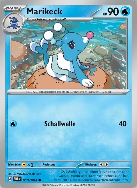 Marikeck 019/084 Dunkelnacht (PBL) Pokémon-Karte (Near Mint)