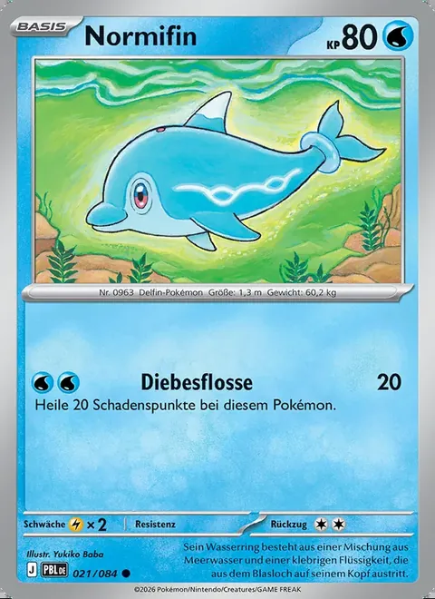 Normifin 021/084 Dunkelnacht (PBL) Pokémon-Karte (Near Mint)