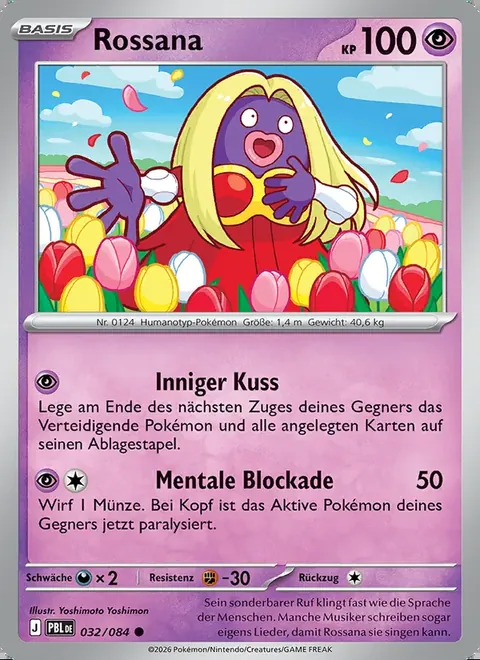 Rossana 032/084 Dunkelnacht (PBL) Pokémon-Karte (Near Mint)