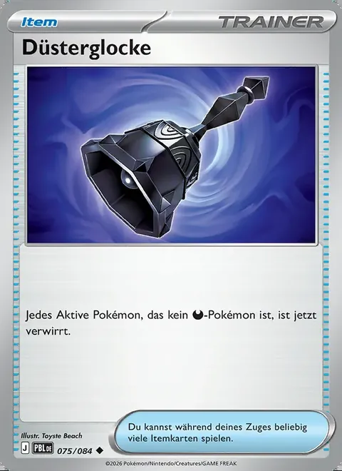 Düsterglocke 075/084 Dunkelnacht (PBL) Pokémon-Karte (Near Mint)
