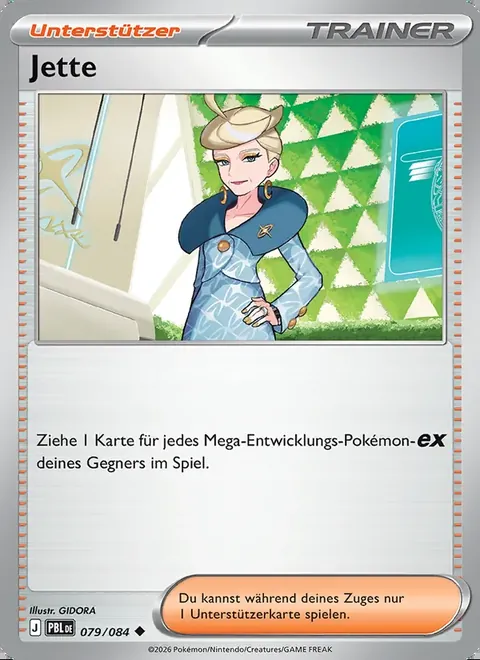 Jette 079/084 Dunkelnacht (PBL) Pokémon-Karte (Near Mint)