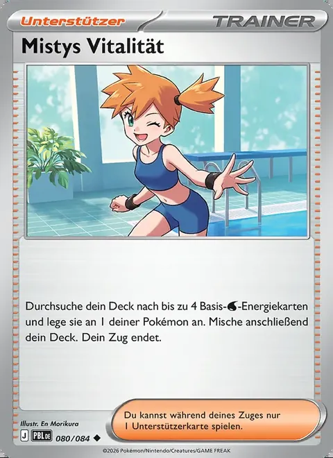 Mistys Vitalität 080/084 Dunkelnacht (PBL) Pokémon-Karte (Near Mint)