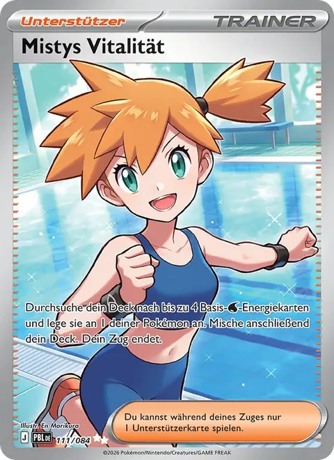 Mistys Vitalität 111/084 Dunkelnacht (PBL) Pokémon-Karte (Near Mint)
