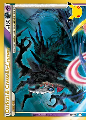 Darkrai & Cresselia-LEGENDE 99/102 30 Jahre: Klassische Sammlung Pokémon-Karte (Near Mint)