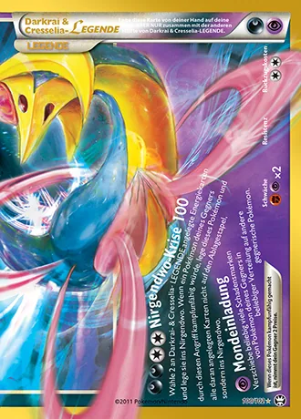 Darkrai & Cresselia-LEGENDE 100/102 30 Jahre: Klassische Sammlung Pokémon-Karte (Near Mint)