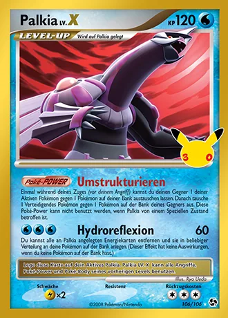 Palkia 106/106 30 Jahre: Klassische Sammlung Pokémon-Karte (Near Mint)