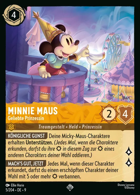 Minnie Maus - Geliebte Prinzessin #005 Mythen Disney Lorcana-Karte (Near Mint)