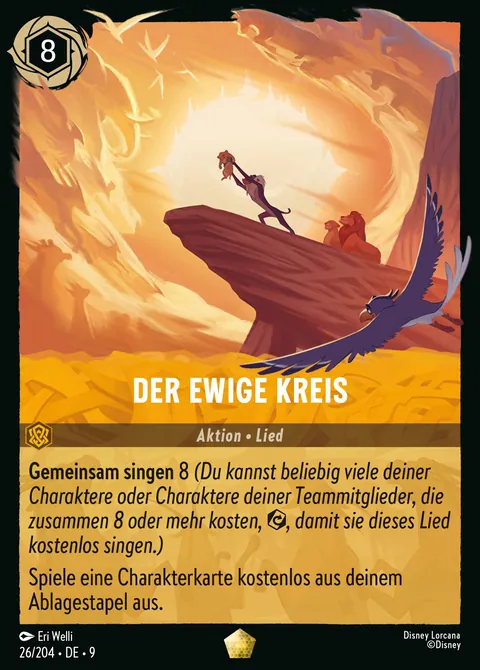 Der ewige Kreis #026 Mythen Disney Lorcana-Karte (Near Mint)