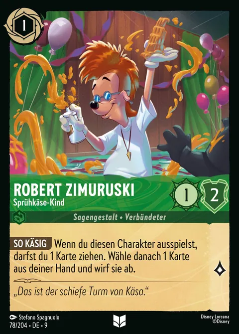 Robert Zimuruski - Sprühkäse-Kind #078 Mythen Disney Lorcana-Karte (Near Mint)
