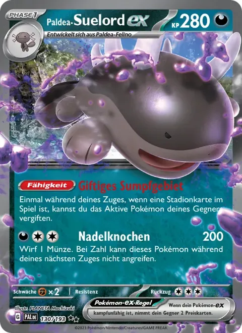 Paldea-Suelord-ex 130/193 Entwicklungen in Paldea (PAL) Pokémon-Karte (Near Mint)