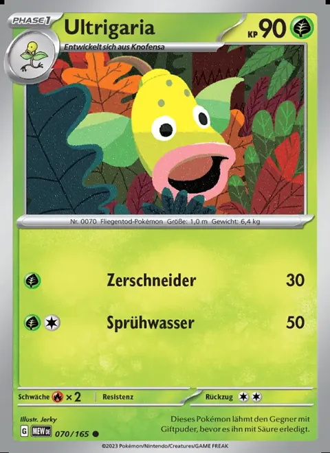 Ultrigaria 070/165 151 (MEW) Pokémon-Karte (Near Mint)
