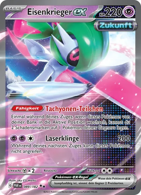 Eisenkrieger-ex 089/182 Paradoxrift (PAR) Pokémon-Karte (Near Mint)