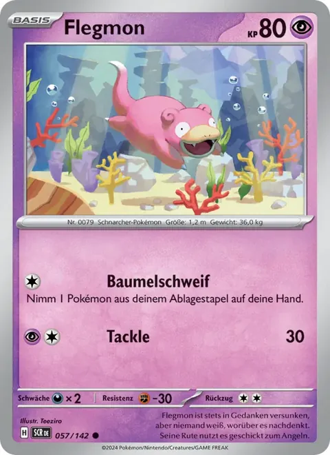 Flegmon 057/142 Stellarkrone (SCR) Pokémon-Karte (Near Mint)
