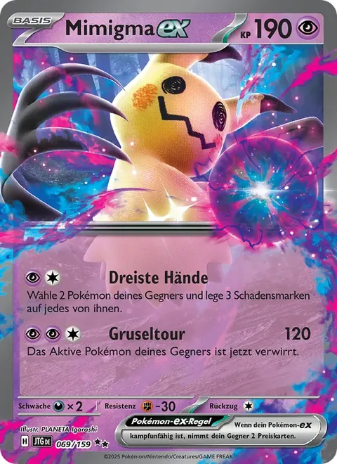 Mimigma-ex 069/159 Reisegefährten (JTG) Pokémon-Karte (Near Mint)