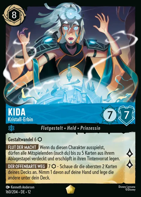 Kida - Kristall-Erbin #160 Unbekannte Wildnis Disney Lorcana-Karte (Near Mint)