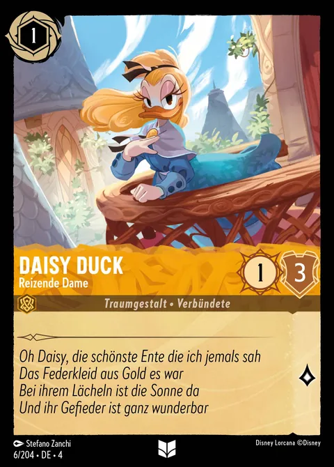 Daisy Duck - Reizende Dame #006 Ursulas Rückkehr Disney Lorcana-Karte (Near Mint)